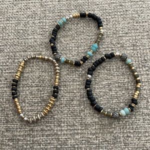 Stella & Dot stretch bracelets